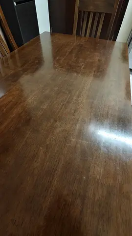 6-Seater Solid Wood Dining Table with 4 Chairs