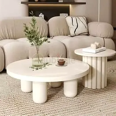 Modern Coffee Table Set 80 × 37 and 50 x 45 cm – Stylish Nesting Coffee