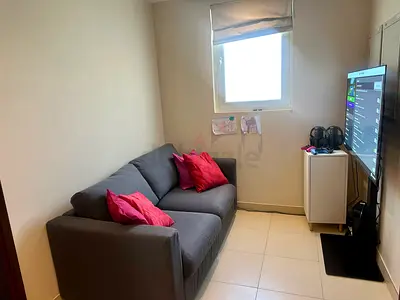 Comfortable Grey Two Seater Sofa convertible to  Sofabed