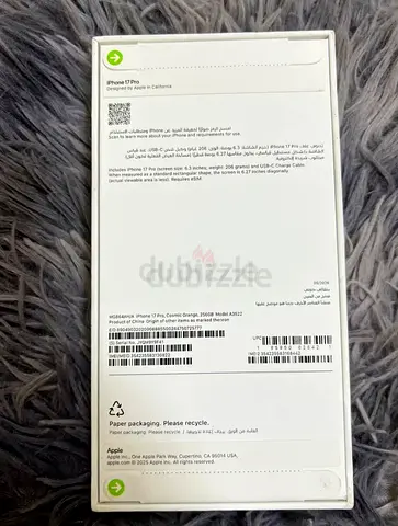 iPhone 17 pro 256GB