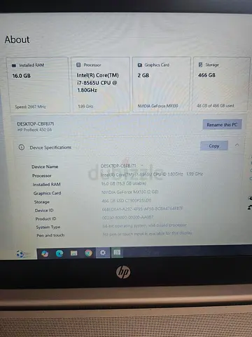 HP Probook 450 G6