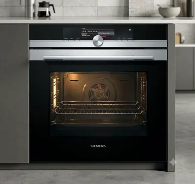 Siemens iQ700 Built-in Electric Oven 60cm with Graphic Display – Premium German Engineering