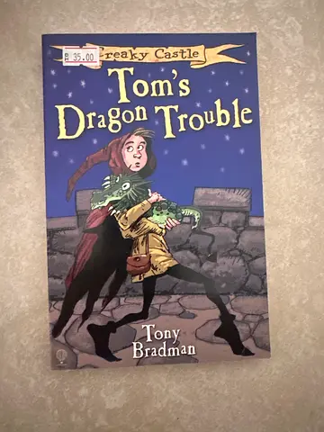 Toms Dragon Trouble by Tony Bradman - childrens fiction paperback