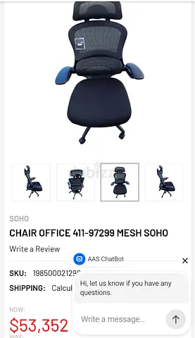 Ergonomic Mesh Office Chair with Headrest and Lumbar Support