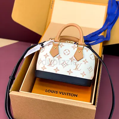 Louis Vuitton Nano Alma In Monogram Dune Coated Canvas