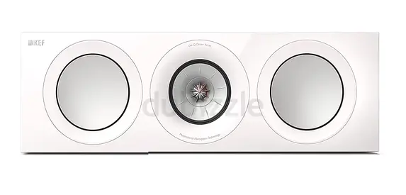 KEF Center Channel Speaker in White — Excellent Condition