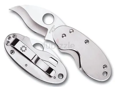 Spyderco Folding Pocket Knife - Lightweight Stainless Steel