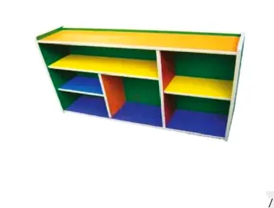 White multi-compartment cubby storage shelf (12 cubbies) - kids/entry organizer