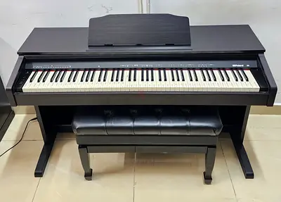 The Roland RP30 is a budget-friendly 88-key digital console piano designed for beginners and student