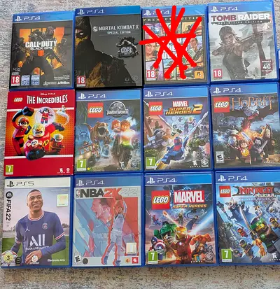 PS4/PS5 Games — Mixed Genres (Action, Sports, LEGO, RPG)