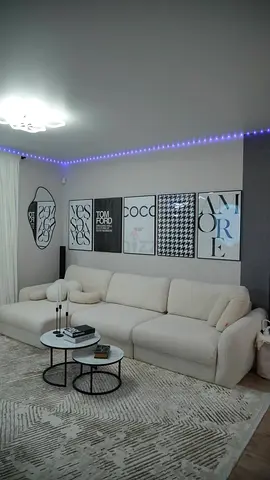 Cream 3-seater Sofa