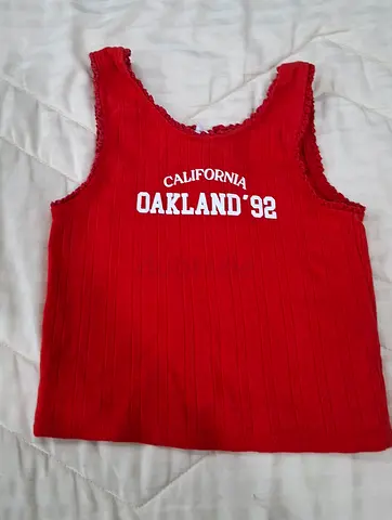 Red top from Zara for girls, size 7 years