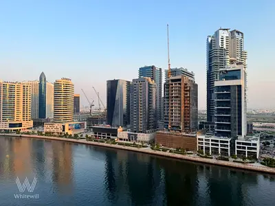 Canal and Burj Khalifa View | High floor |2BR+Maid