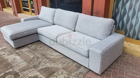 Ikea kivik L shape sofa Gray