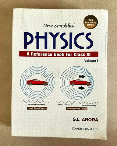 New Simplified Physics by S.L. Arora Volume 12 + Physics Lab Manual for Class 11