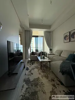 2 BR+ study R fully furnished -Sea View - equipped
