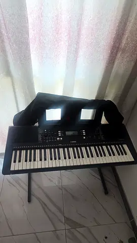 Yamaha Portable Keyboard with Stand and Cover - Good Condition