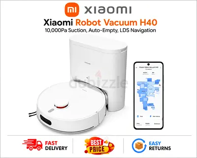 Xiaomi Robot Vacuum H40, Auto-Empty, LDS Navigation – Very Good Condition, All Accessories