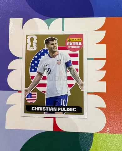 Panini FIFA World Cup 2026 Extra Sticker Gold – Christian Pulisic
