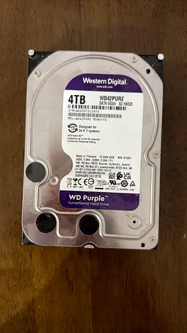 Western Digital WD Purple 4TB Surveillance Hard Drive
