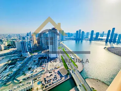 Chiller Free -Gym & Pool Free - Mosque in Tower • Luxury 2 Br-Apartment with 3 Bath Balcony- 68k to