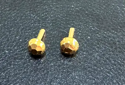 GOLD GORGEOUS 22KRT EARRINGS without clutch