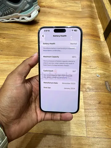 iPhone 15Pro Max - 256GB, Good Condition, Battery 86% TDRA Version