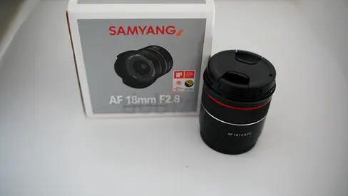 Samyang AF 18mm f/2.8 FE Sony Full Frame Lens | Box  Lens Pouch Included
