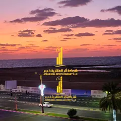 Luxury studio with separate kitchen and open view, fully furnished ✨ Ajman Corniche. For monthly r
