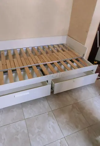 IKEA white brimness day bed ✨