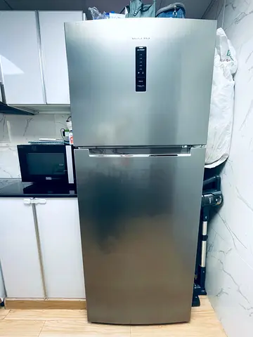 2-door Frost Free Refrigerator - Stainless Steel, Good Condition