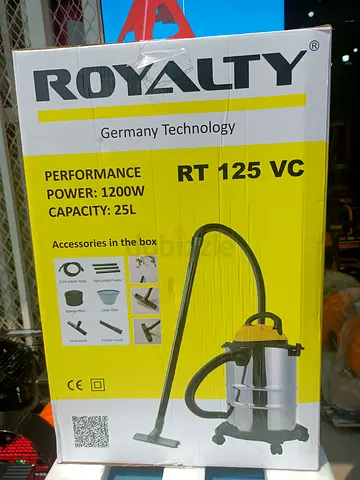 Royalty RT 125 VC 1200W 25L Wet  Dry Vacuum Cleaner - Brand New Boxed