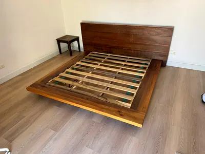 Available high quality bed without mattress wooden