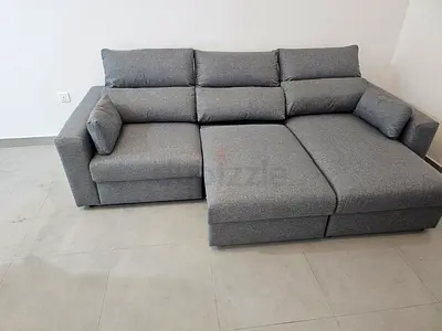 Ikea Eskilstuna L shape sofa Bed Dray grey