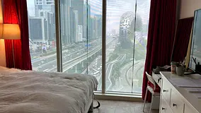 Premium Master Bedroom with Museum of the Future View (DIFC / Emirates Towers)