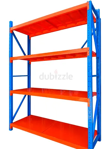 Heavy Duty Industrial Steel Storage Rack - 4 Tier Pallet Shelving