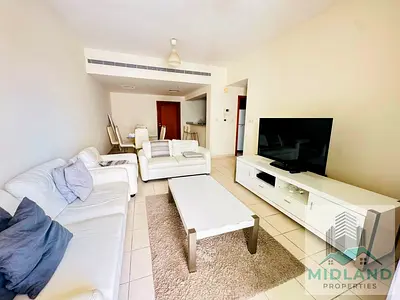 Furnished 1BR Apartment | Al Dhafrah 4 | Balcony & Community View