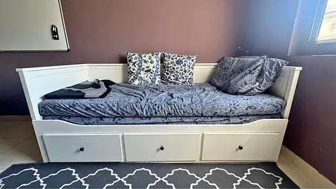 IKEA Hemnes Daybed with 2 Mattresses - Great Condition