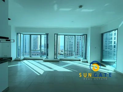 Corner unit, Marina and JBR views, Vacant now