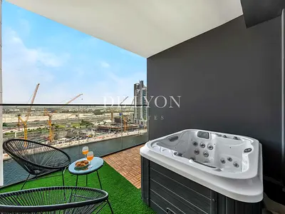 Furnished Studio | Jacuzzi Balcony | High ROI