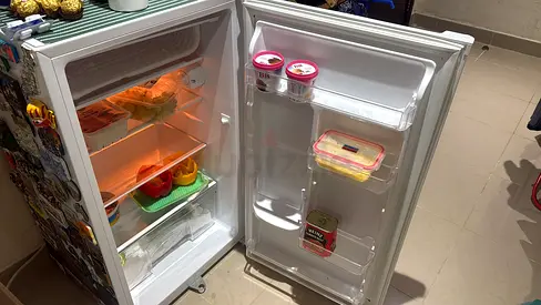 Compact White Mini Fridge