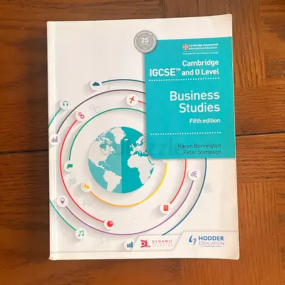 Cambridge IGCSE and O Level Business Studies Fifth Edition Textbook