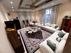 Al Zahya | Furnished VIP Villa | 6 Master BR | 3 Floors | AED 130K