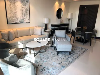 Beautiful 1BR | Furnished | Burj View