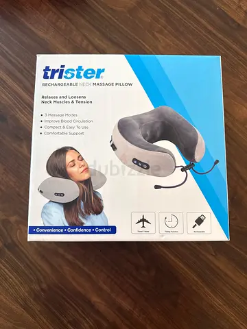 Trister Rechargeable Neck Massage Pillow - Used ONCE, PERFECT Condition