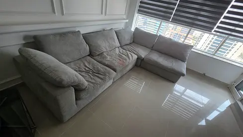 Pan Home pianca feather 🪶 filled modular sofa