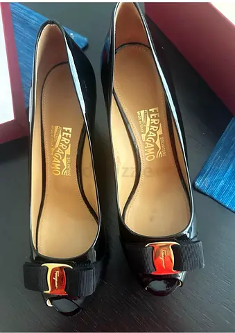 Salvatore Ferragamo open toe heels