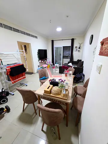 Fully Furnished 1BHK Central AC, Balcony, 2 Washroom In Just 2800AED/*