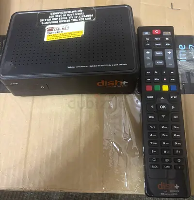 Dish+ TV Set-Top Box with Remote — Good Working Condition