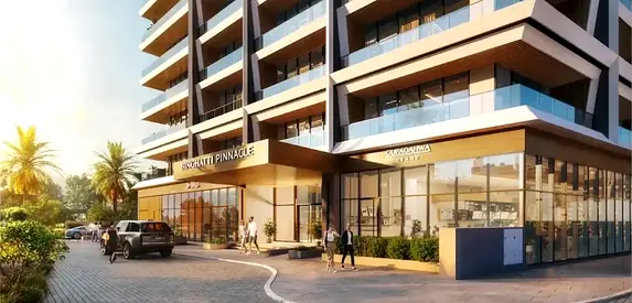 Commercial Shop for Sale in Binghatti Pinnacle | A Rare Opportunity at a Competitive Price in a Str